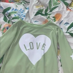 Green Love Sweatshirt